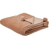 Beliani Blankas 200 x 220 cm rudos spalvos