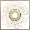 Beliani Sienų dekoracija MERCURY 50 cm, metalinė, auksinė