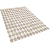 Beliani Odos kilimas 140 x 200 cm rudos spalvos SESLICE