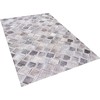 Beliani Odos kilimas 140 x 200 cm pilkas AGACLI
