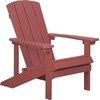 Beliani ADIRONDACK raudona sodo kėdutė (131791)