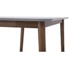 Beliani Valgomojo stalas MODESTO Pilkas 120 cm 80 cm Medinis