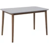 Beliani Valgomojo stalas MODESTO Pilkas 120 cm 80 cm Medinis