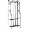 Beliani Lentyna ISERNIA metalinė 155 cm 61 cm juoda