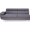 Beliani 5 vietų kampinė sofa NORREA pilka, kairinė
