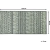 Beliani Kilimas KEBAN juodas 80 x 150 cm