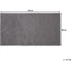 Beliani Shaggy kilimas DEMRE tamsiai pilkas 80 x 150 cm