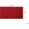Beliani Shaggy kilimas DEMRE raudonas 80 x 150 cm