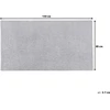 Beliani Šaggy kilimas DEMRE šviesiai pilkas 80 x 150 cm