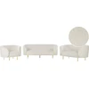Sofa Beliani LOEN 6 vietų baldų komplektas, boucle audinys, baltas