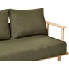 Sofa Beliani Svetainės baldų komplektas ASKER Boucle, tamsiai žalias