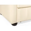 Beliani 3 vietų sofa CHESTERFIELD natūrali oda šviesiai smėlio spalvos