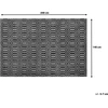 Beliani Kilimas ADATEPE tamsiai pilkas 140 x 200 cm viskozė