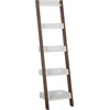 Beliani 5 lentynų stovas MOBILE DUO 166 cm rudas/baltas