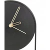 Beliani Sieninis laikrodis SALVAN 20 cm metalinis juodas