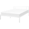 Beliani Metalinė lova CUSSET 140 x 200 cm balta