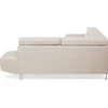 Beliani 5-vietė kampinė sofa NORREA, šviesiai smėlio spalvos, kairinė