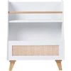 Beliani Knygų lentyna 2 lentynų JACKIT 72 cm balta
