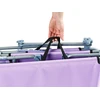 Beliani Sodo gultas FOLIGNO atlenkiamas metalinis violetinis
