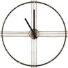 Beliani Sieninis laikrodis ASCONA 64 cm metalinis auksinis