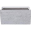 Beliani vazonas 60 x 29 x 30 cm baltas MYRA
