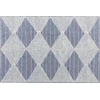 Beliani Kilimas DATCA Mėlynas 160 x 230 cm Vilnonis