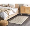 Beliani Kilimas DISPUR smėlio spalvos 80 x 150 cm medvilninis