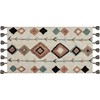 Beliani Kilimėlis ESKISEHIR smėlio spalvos 80 x 150 cm medvilninis
