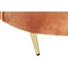 Beliani 2 vietų sofa SAVAR veliūrinė oranžinė