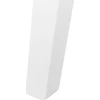 Beliani Valgomojo stalas LENISTER rudas/baltas 150 cm x 90 cm