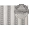 Beliani Lumarko kilimas Wool 140 X 200 Cm Beigepilka Bozov!