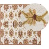 Beliani Lumarko kilimas Wool 200 X 200 Cm rusvai gelsvas- rudas Ezinas!