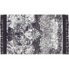 Beliani Lumarko Vicous kilimas 140 x 200 cm purpurinė su balta AkarSU!