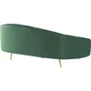 Beliani 2 vietų sofa SAVAR veliūrinė smaragdinė