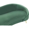 Beliani 2 vietų sofa SAVAR veliūrinė smaragdinė