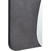 Beliani Sieninis veidrodis ORMES 70 cm 110 cm pilkas