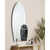 Beliani Sieninis veidrodis VIERZON 58 cm 120 cm juodas
