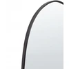 Beliani Sieninis veidrodis DARNETS 45 cm 160 cm metalinis juodas