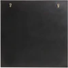 Beliani Sieninis veidrodis ANCEMONT 80 cm 80 cm sidabrinės spalvos
