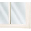 Beliani Sieninis veidrodis TRELLY 62 cm 113 cm metalinis baltas