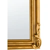 Beliani Sieninis veidrodis GORGES 55 cm 96 cm metalinis auksinis