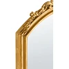 Beliani Sieninis veidrodis GORGES 55 cm 96 cm metalinis auksinis