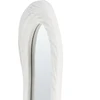 Beliani Sieninis veidrodis GUICLAN 61 cm 83 cm baltas