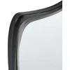Beliani Sieninis veidrodis LANESTER 70 cm 100 cm juodas