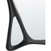 Beliani Sieninis veidrodis LANESTER 70 cm 100 cm juodas