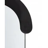 Beliani Sieninis veidrodis LOCHES 54 cm 158 cm aksominis juodas