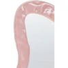 Beliani Sieninis veidrodis PENCRAN 60 cm 80 cm Rožinis