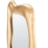 Beliani Sieninis veidrodis SANTEC 59 cm 77 cm auksinis