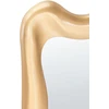 Beliani Sieninis veidrodis SANTEC 59 cm 77 cm auksinis