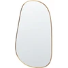 Beliani VERNAIS sieninis veidrodis 60 cm 110 cm metalinis auksinis